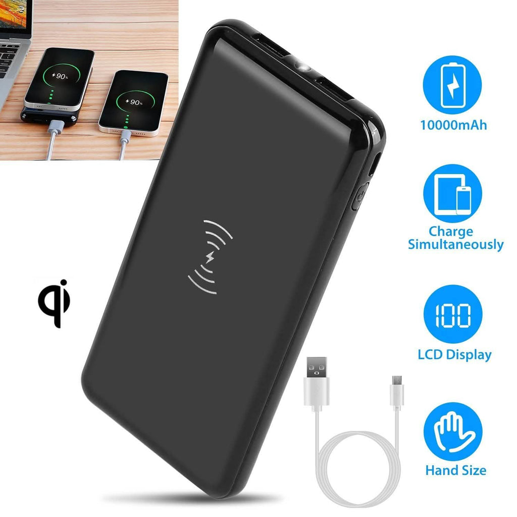 Qi Wireless Charging Station 10000mAh Power Bank