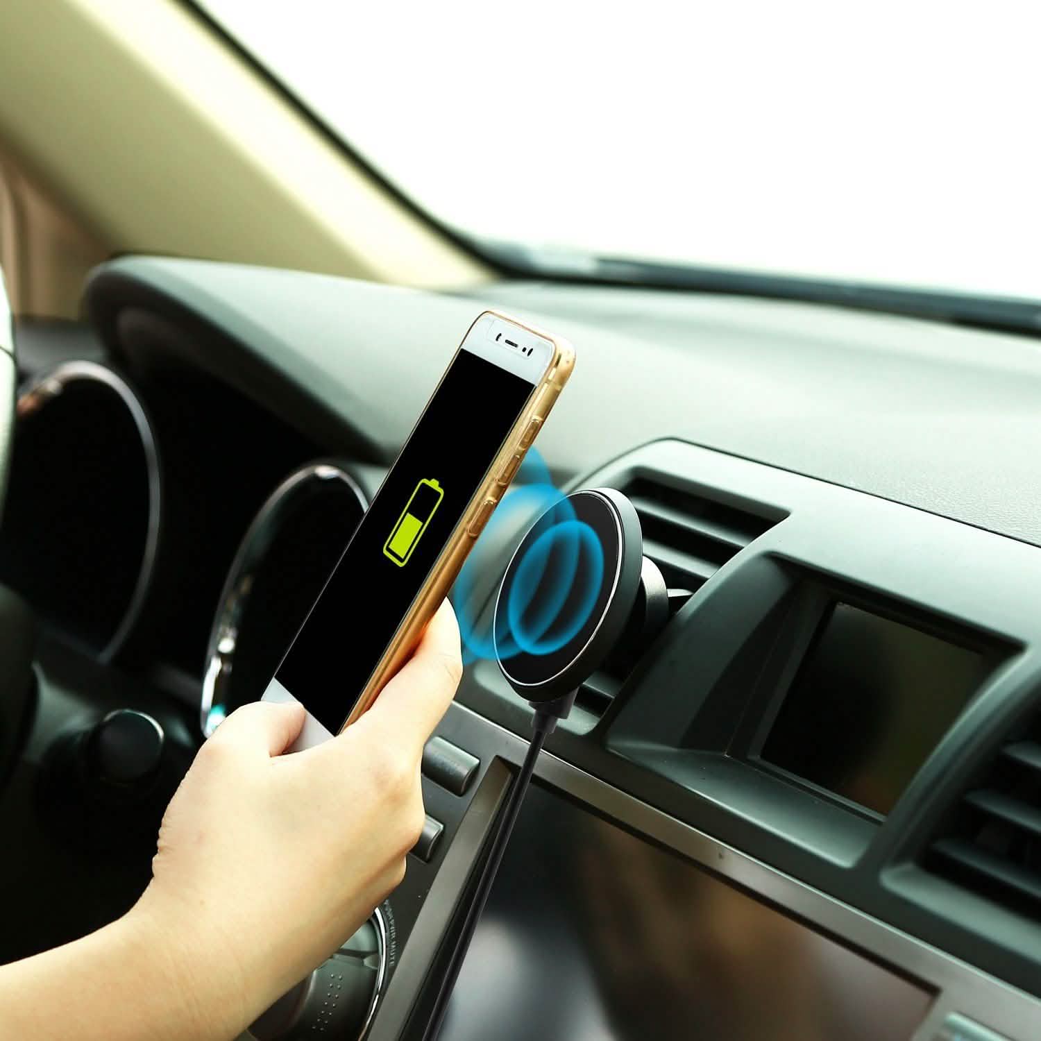 Qi Wireless Magnetic Car Charger