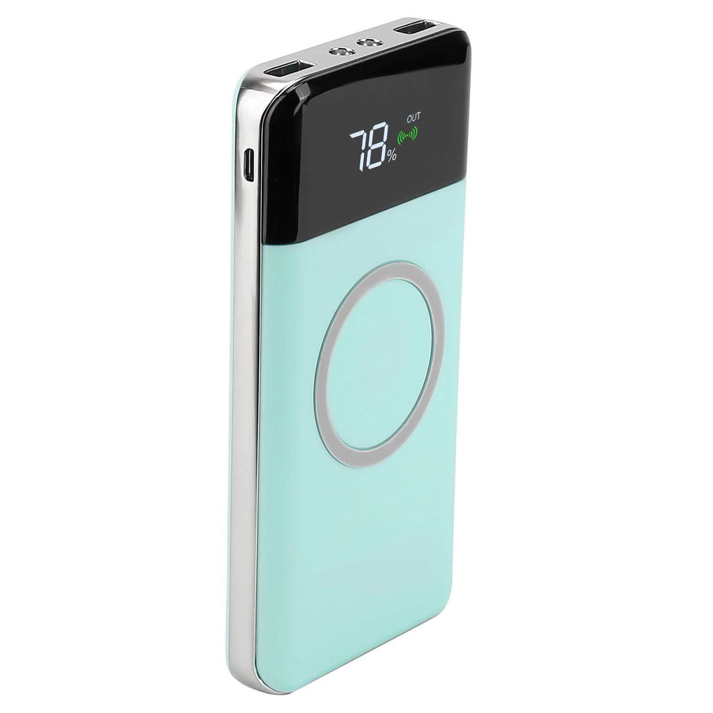 Qi Wireless Station 10000mAh Powerbank with 4 Modes Flashlight
