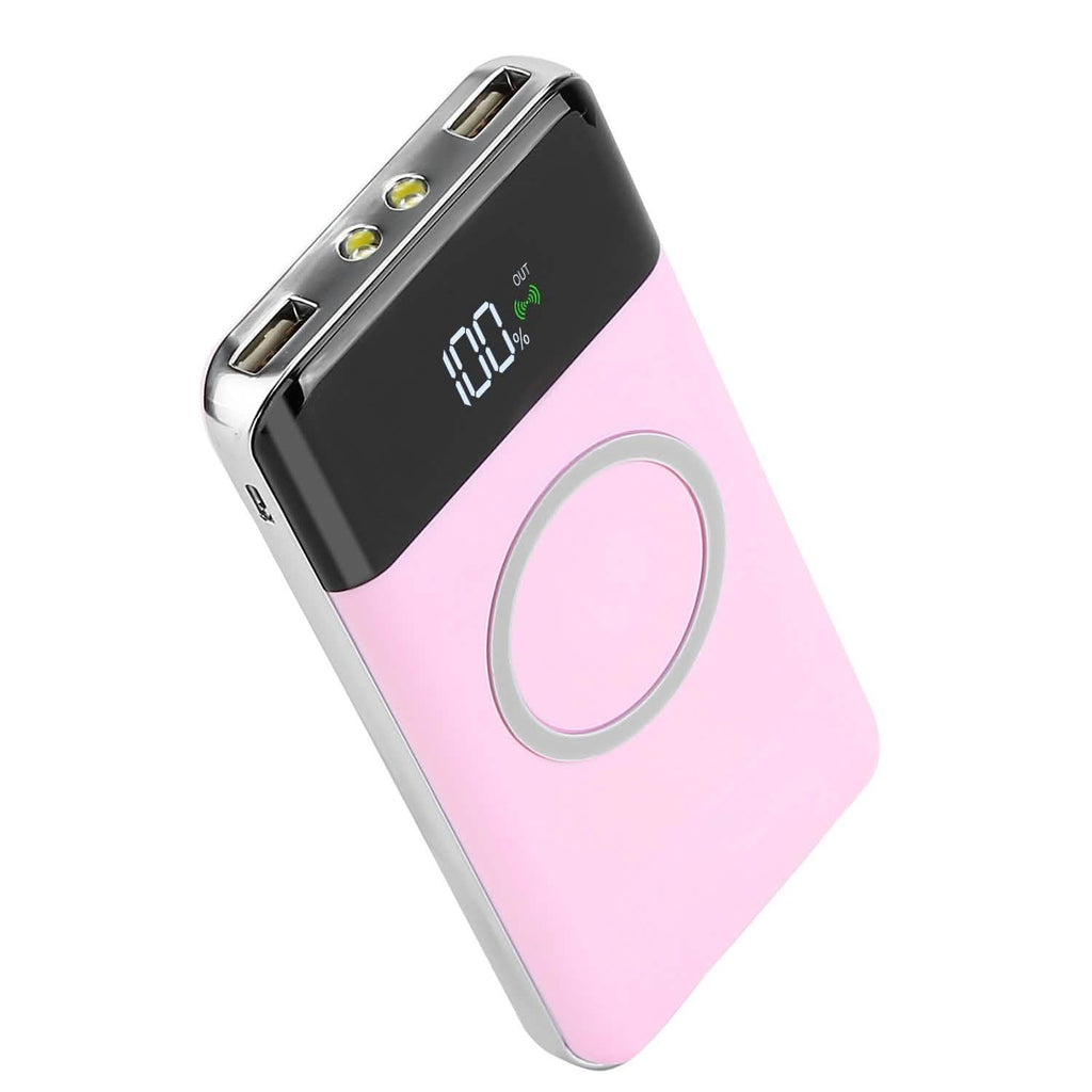 Qi Wireless Station 10000mAh Powerbank with 4 Modes Flashlight