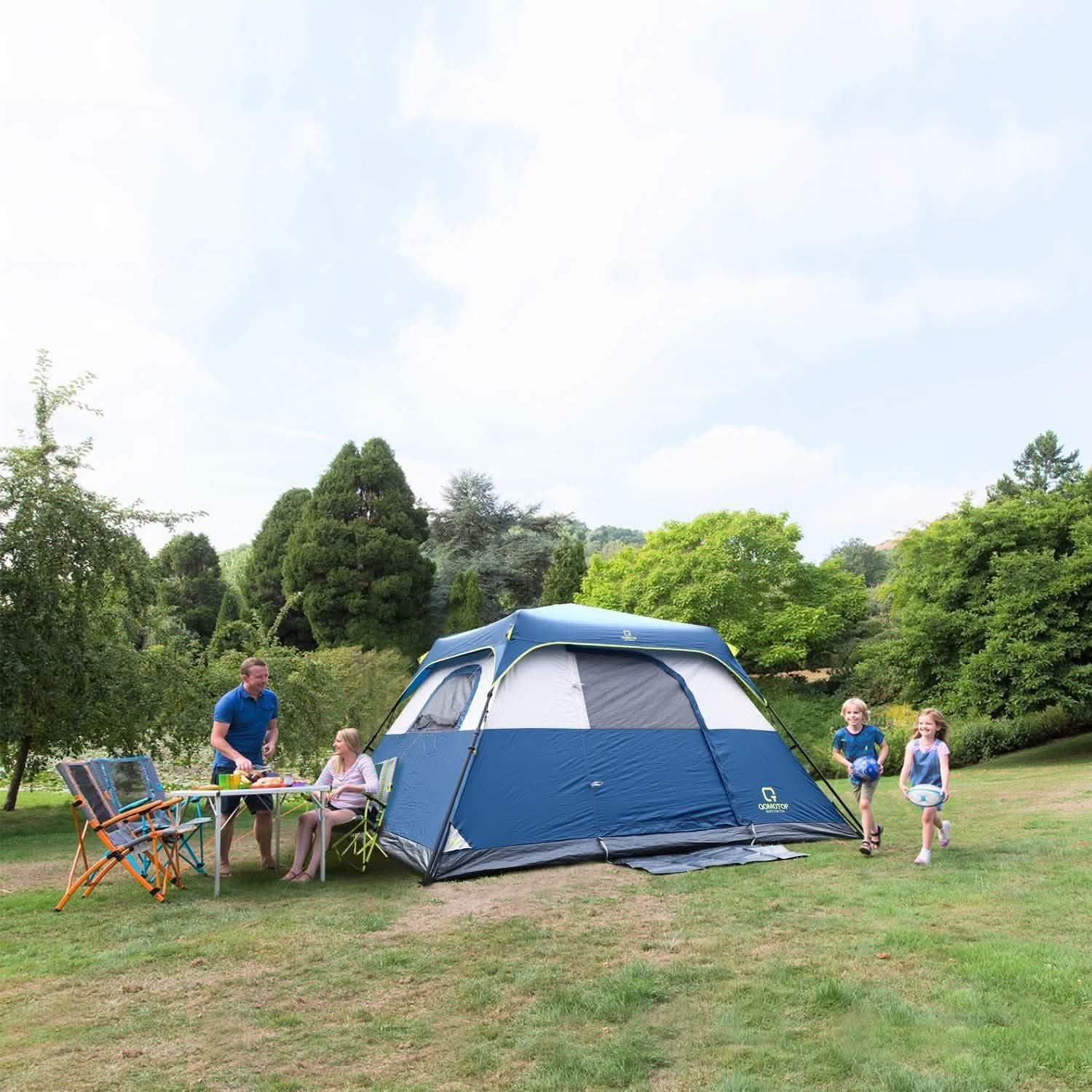 QOMOTOP 6 Person 60 Seconds Set Up Camping Tent