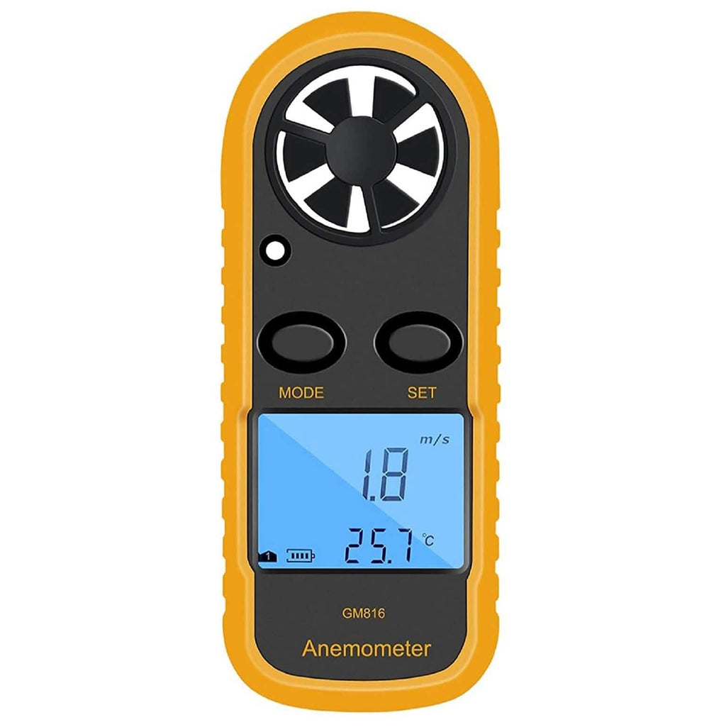 Qotone GM816 Digital Anemometer Wind-Speed Gauge Meter