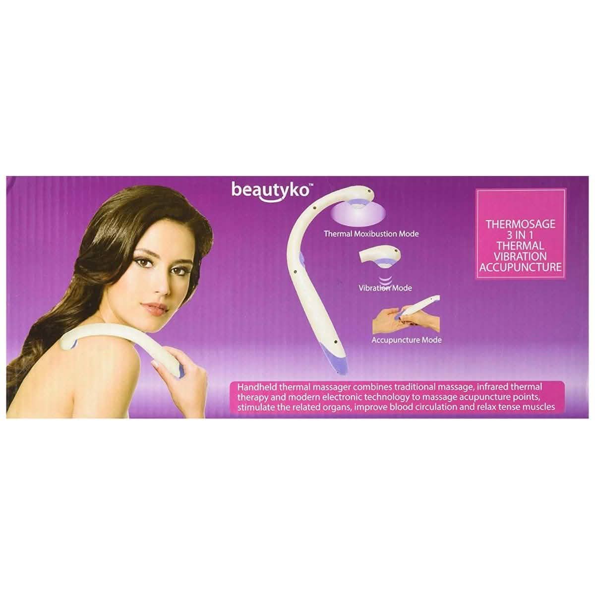 QPower Premium New 3-in-1 Thermal Vibration Acupuncture Massager