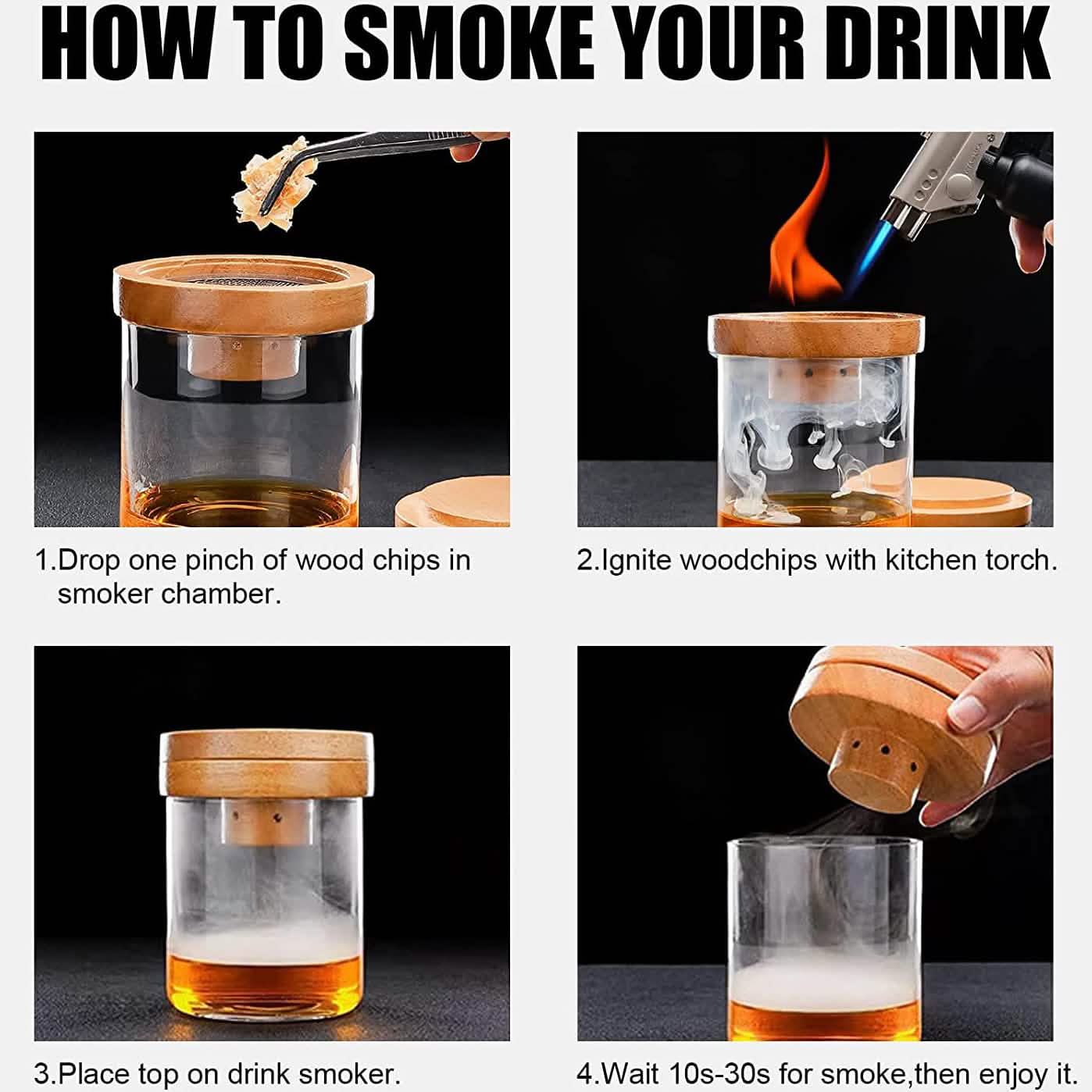 QQCherry Cocktail Smoker Kit