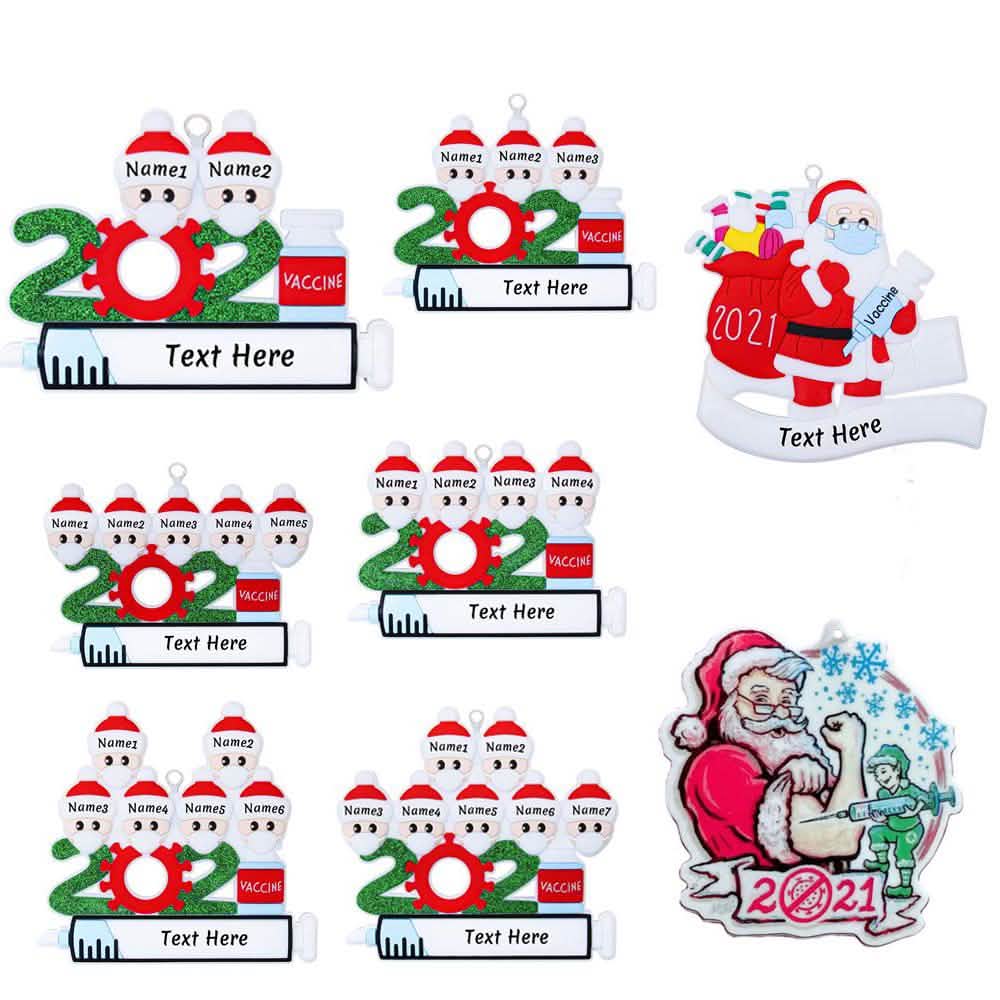 Quarantine Special Family Christmas Ornaments Personalized Gifts