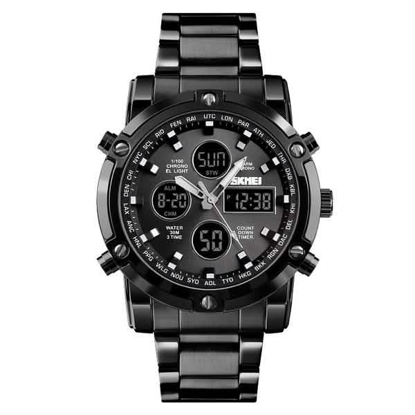 Quartz Men's Digital Clock Fashion Watch Relogio Masculino 1389