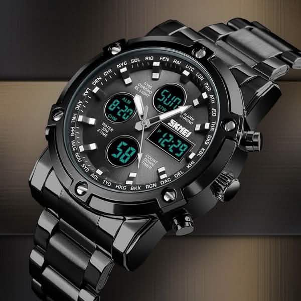 Quartz Men's Digital Clock Fashion Watch Relogio Masculino 1389