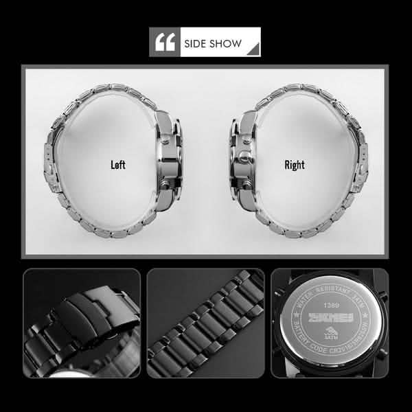 Quartz Men's Digital Clock Fashion Watch Relogio Masculino 1389