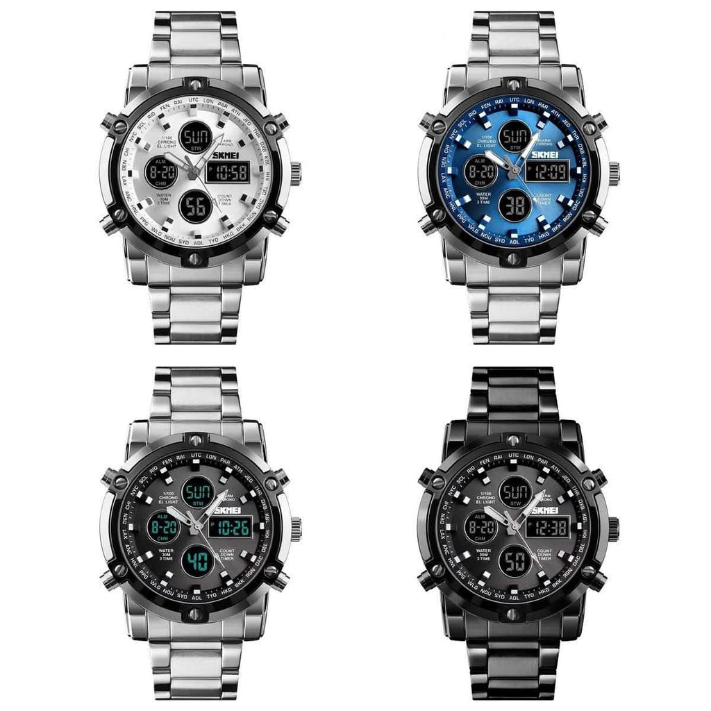 Quartz Men's Digital Clock Fashion Watch Relogio Masculino 1389