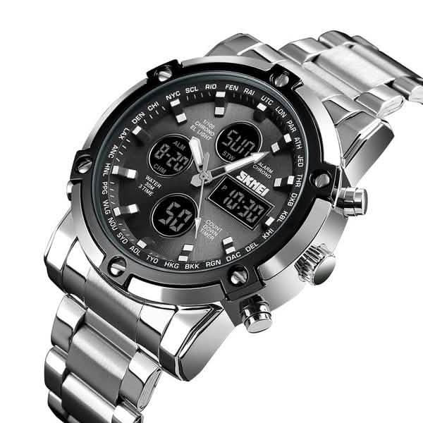 Quartz Men's Digital Clock Fashion Watch Relogio Masculino 1389
