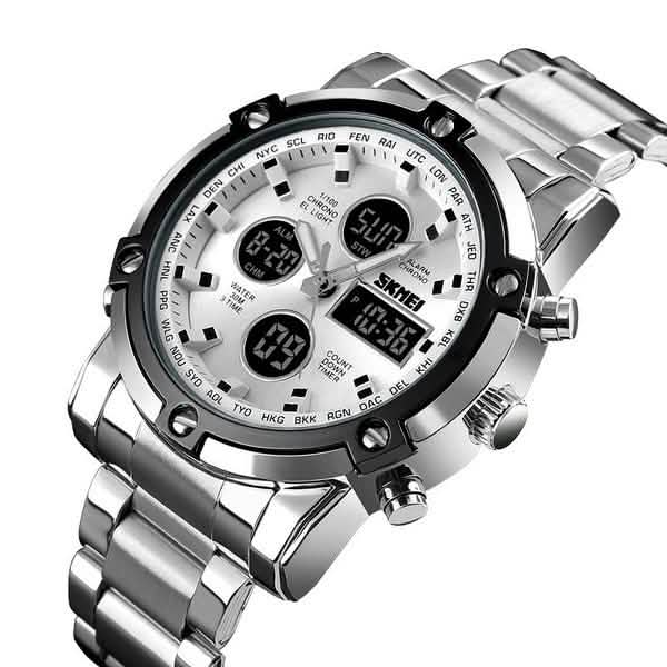 Quartz Men's Digital Clock Fashion Watch Relogio Masculino 1389