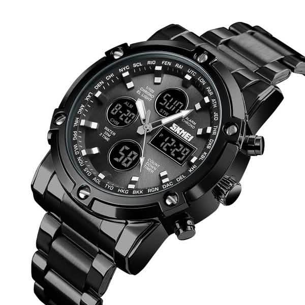 Quartz Men's Digital Clock Fashion Watch Relogio Masculino 1389
