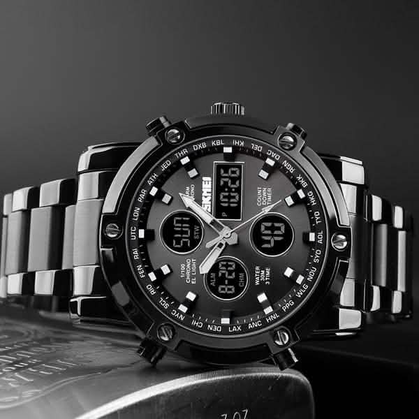 Quartz Men's Digital Clock Fashion Watch Relogio Masculino 1389