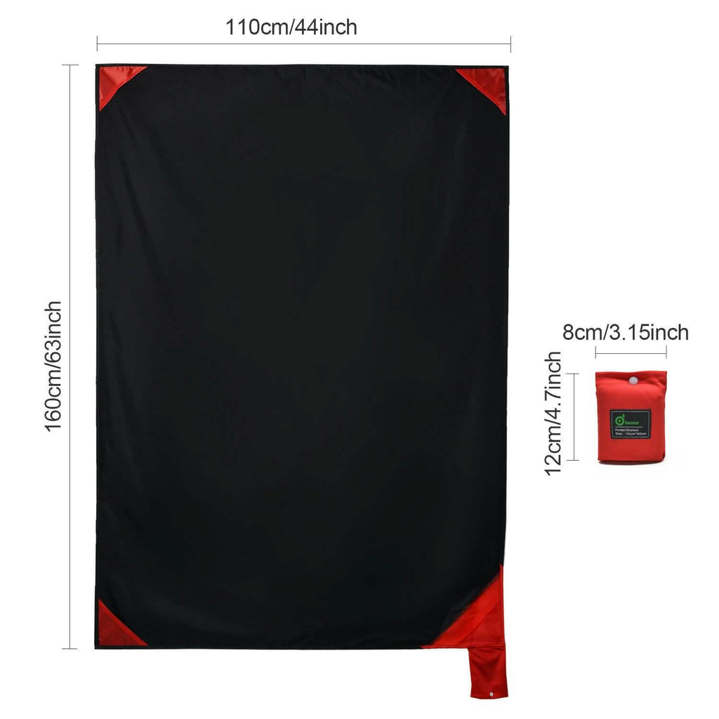 Quick Drying Mat Waterproof Picnic Sheet Beach Blanket Pocket Sand Pad
