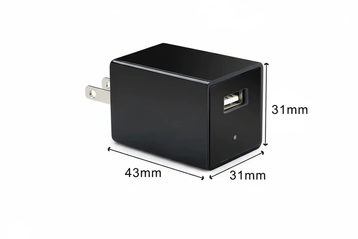 Mini Hidden Camera Home Security Nanny Cam Full HD 1080P DVR Night Vision No Audio