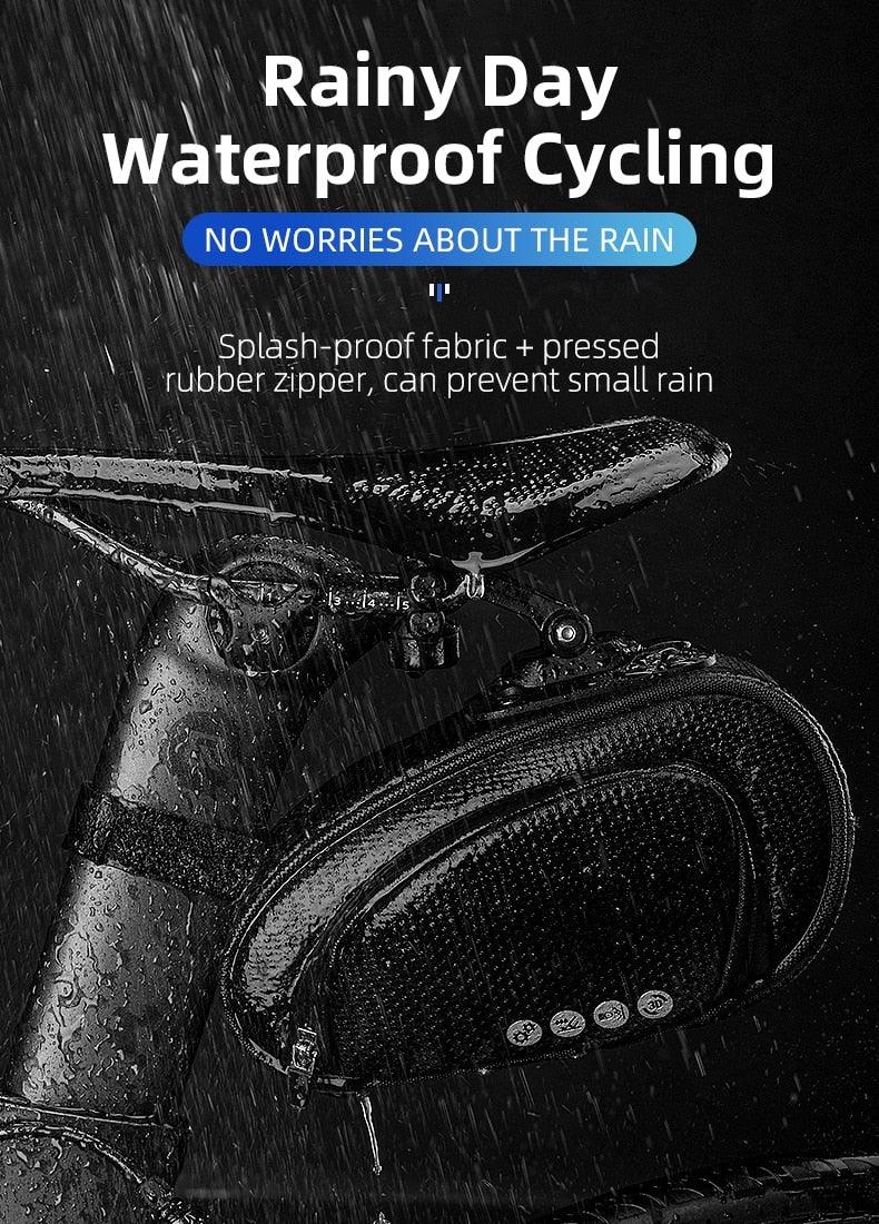 Rainproof Bicycle Bag Shock Proof Bike Bag For Reflective Large Capacity Seat Bike Bag Accessories Bag Seat Bag Bike Bag Under Seat Bicycle Bag Cycling Accessories Storage Pouch Bike For Mountain Road Bike