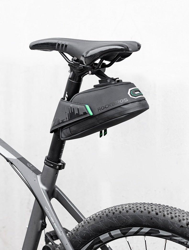 Rainproof Bicycle Bag Shock Proof Bike Bag For Reflective Large Capacity Seat Bike Bag Accessories Bag Seat Bag Bike Bag Under Seat Bicycle Bag Cycling Accessories Storage Pouch Bike For Mountain Road Bike