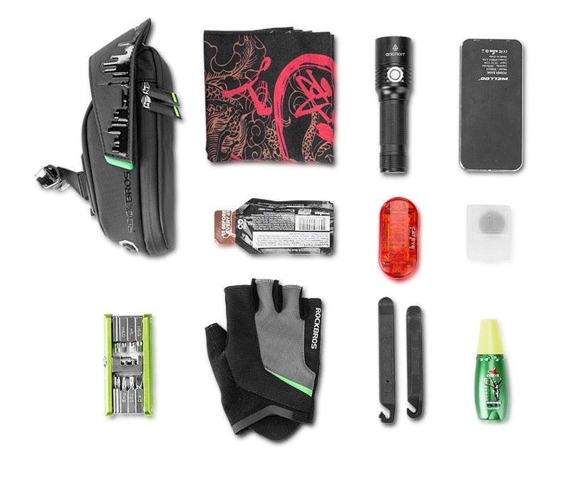 Rainproof Bicycle Bag Shock Proof Bike Bag For Reflective Large Capacity Seat Bike Bag Accessories Bag Seat Bag Bike Bag Under Seat Bicycle Bag Cycling Accessories Storage Pouch Bike For Mountain Road Bike