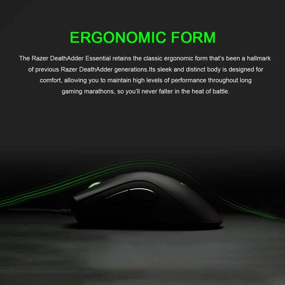 Razer DeathAdder Essential Wired Gaming Mouse