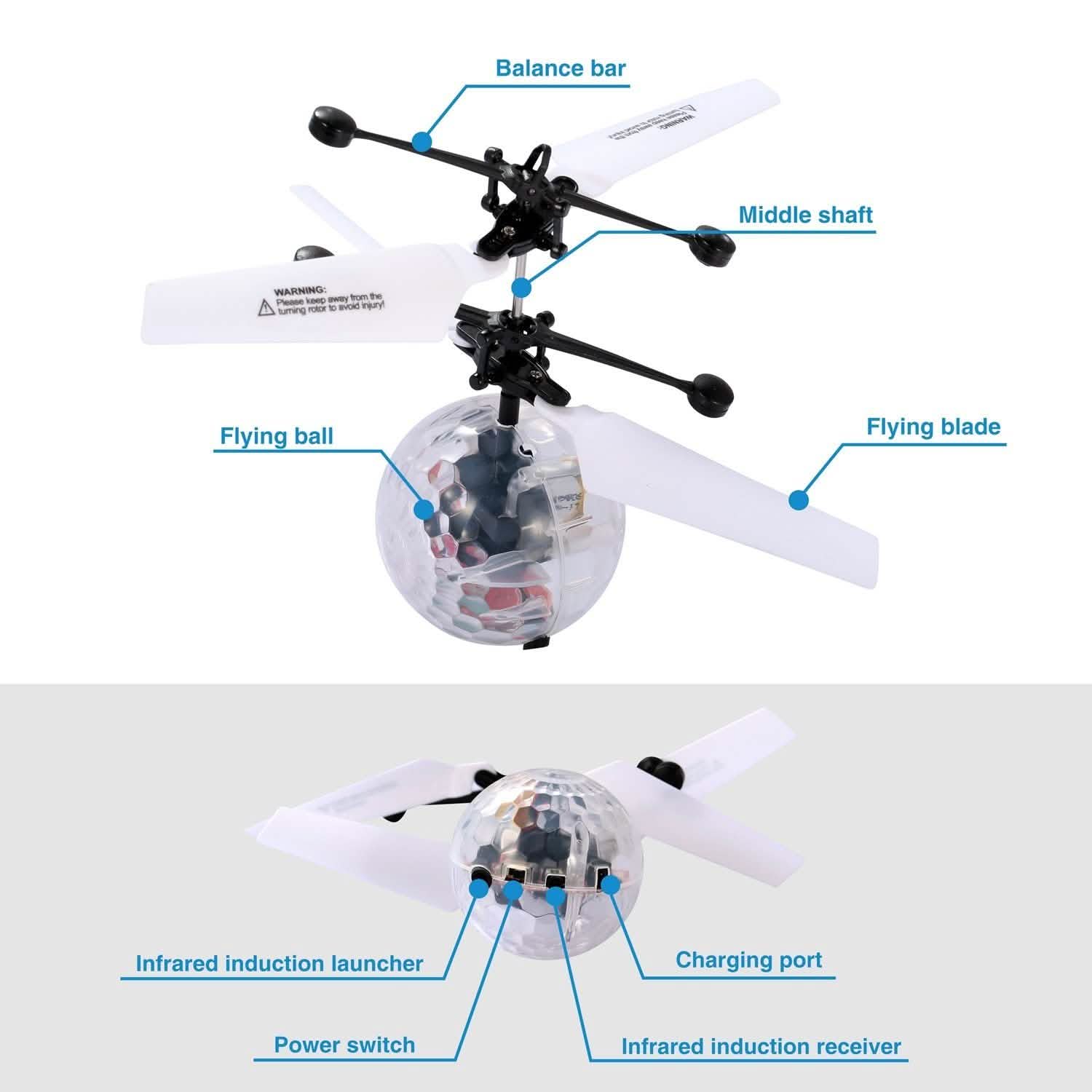 RC Flying Drone Elastic Infrared