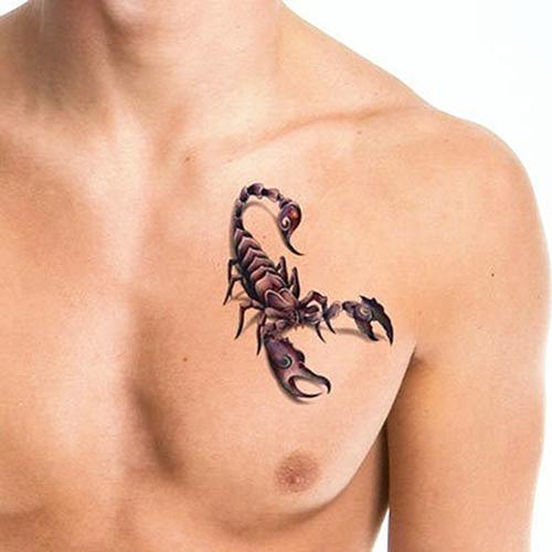 Realistic 3D Animals Tattoo Temporary Waterproof Sticker For Party Kids Men Women