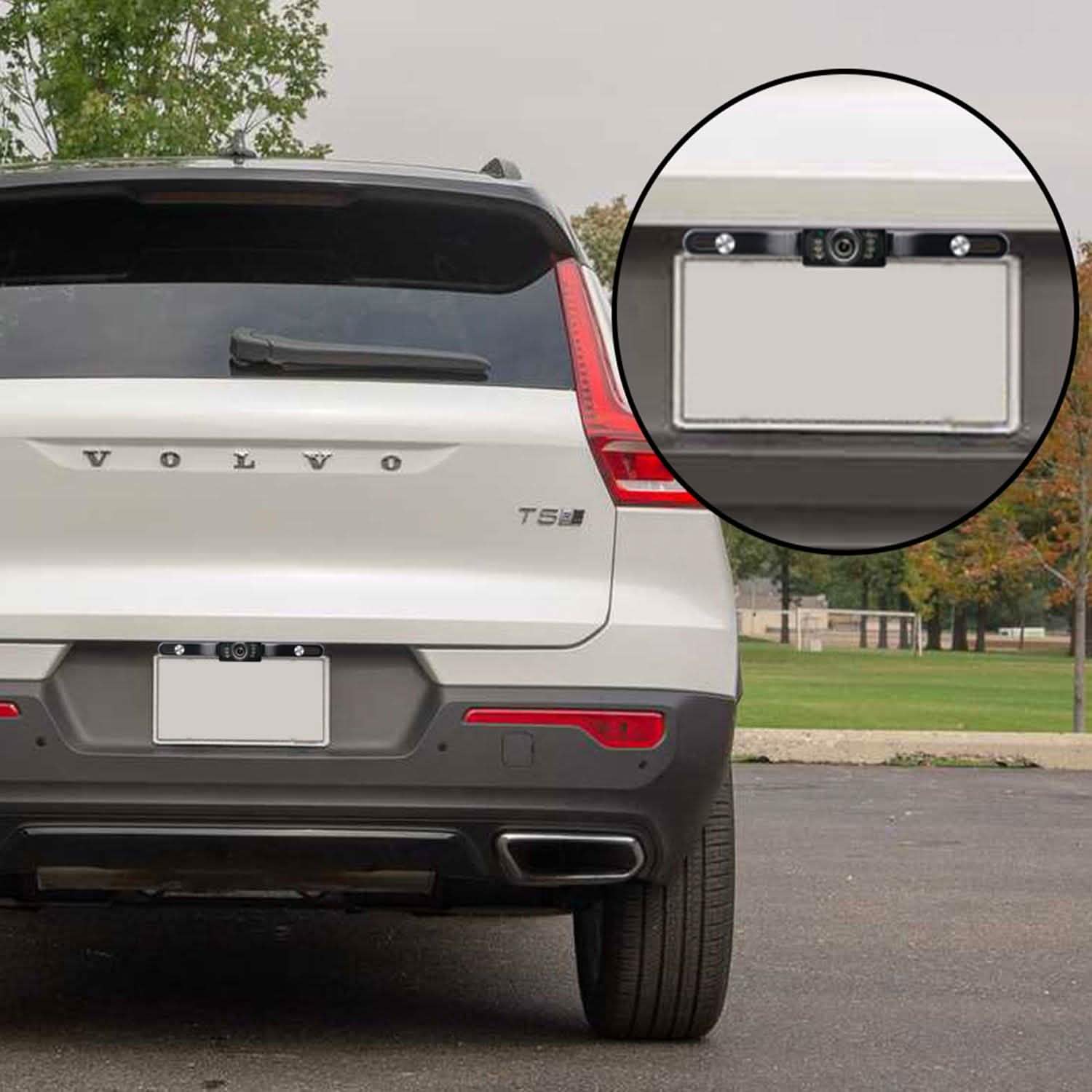 Rear View Reversing Backing Camera and License Plate
