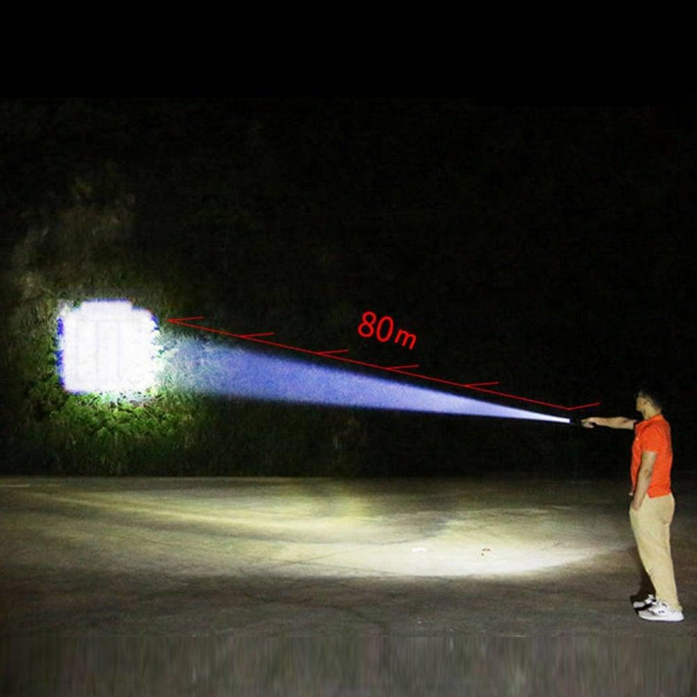 Rechargable Mini Portable Waterproof USB LED  Pocket LED Flashlight Hight Super Bright Flashlight Telescopic Zoom Water Resistant Torch  Great For Indoor/Outdoor Activities Night Camping Hiking