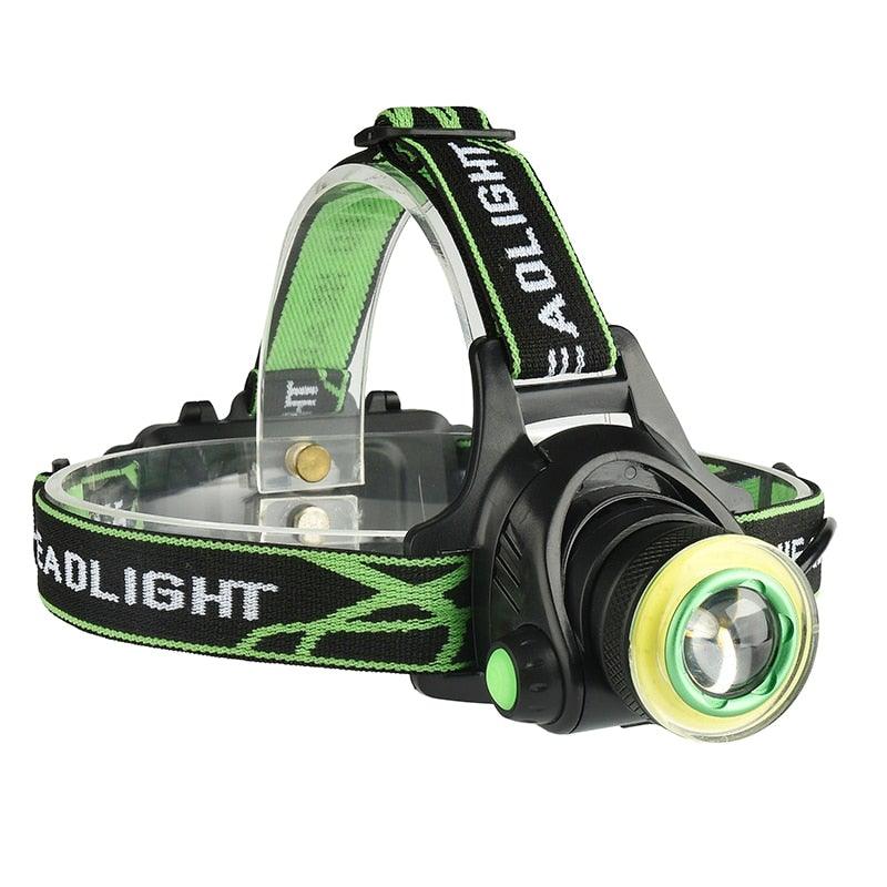 Rechargeable Adjustable 10000LM Led Headlamp Micro USB Charger Flashlight Head Lamp Portable Light Torch Flashlight For Night Work Camping Hiking  Walking