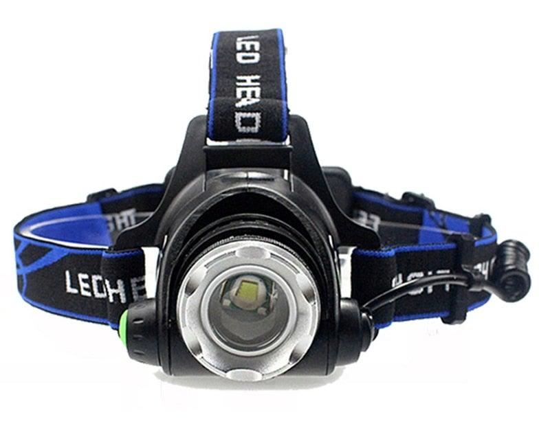 Rechargeable Adjustable 10000LM Led Headlamp Micro USB Charger Flashlight Head Lamp Portable Light Torch Flashlight For Night Work Camping Hiking  Walking