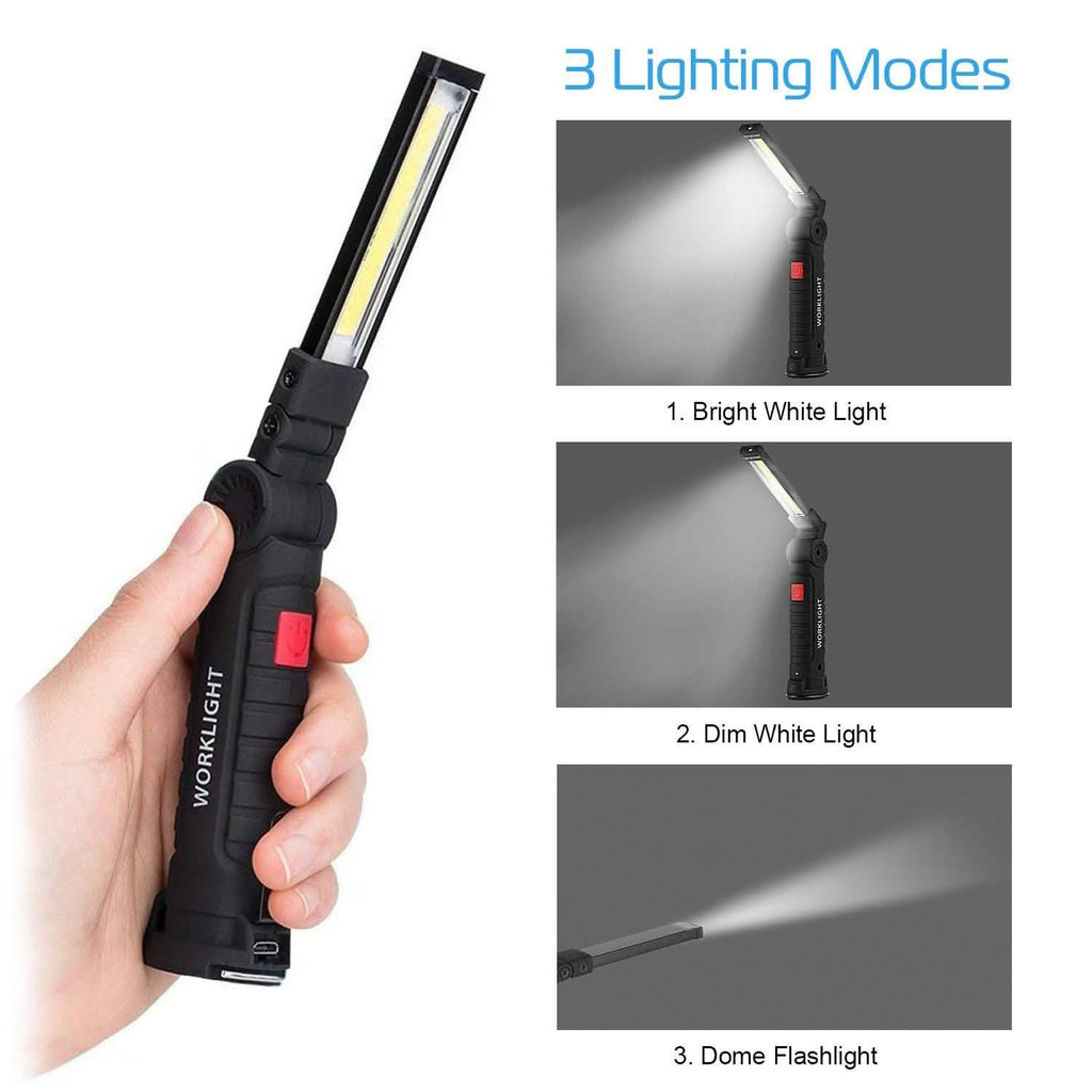 Rechargeable COB LED Slim Work Folding Light