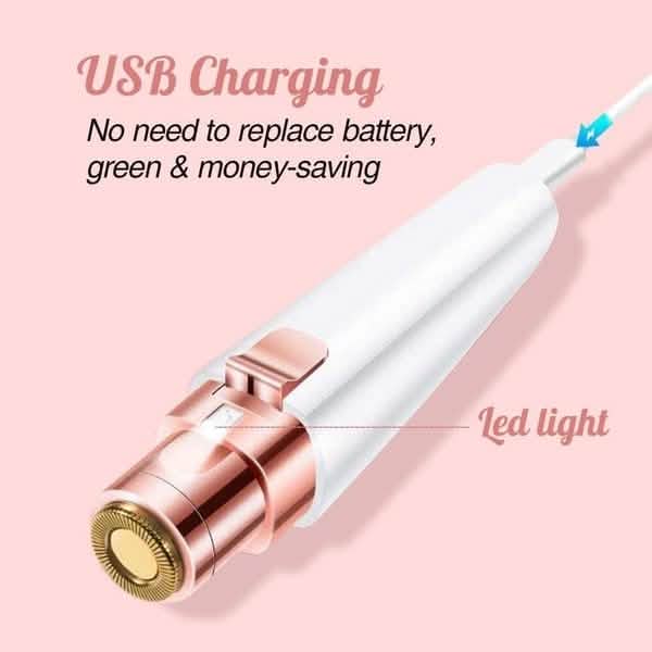 Rechargeable Facial Hair Remover and Eyebrow Trimmer