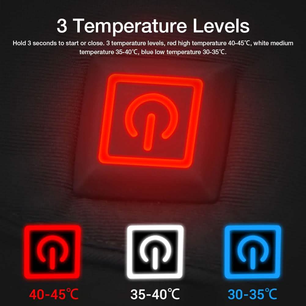 Rechargeable Heated Touch Screen Gloves