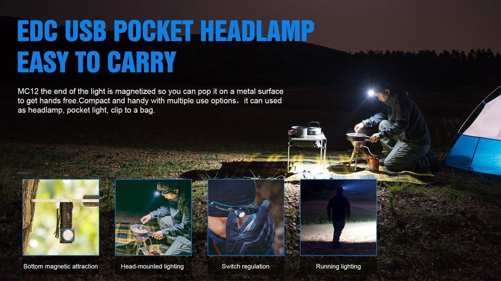 Rechargeable High Lumen Super Bright Powerful LED CREE XP-L HI  Flashlight Magnetic Water & Impact Resistant Handheld Flashlights  For Outdoor Camping Hiking Riding