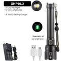 Rechargeable LED Flashlight High Lumen USB Ultra Bright Adjustable Powerful Zoomable Flashlight Water Resistant For  Daily Household and Outdoor Camping Hiking Riding Running
