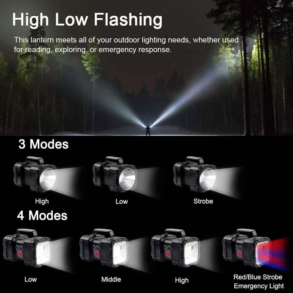 Rechargeable LED Spotlight Flashlight