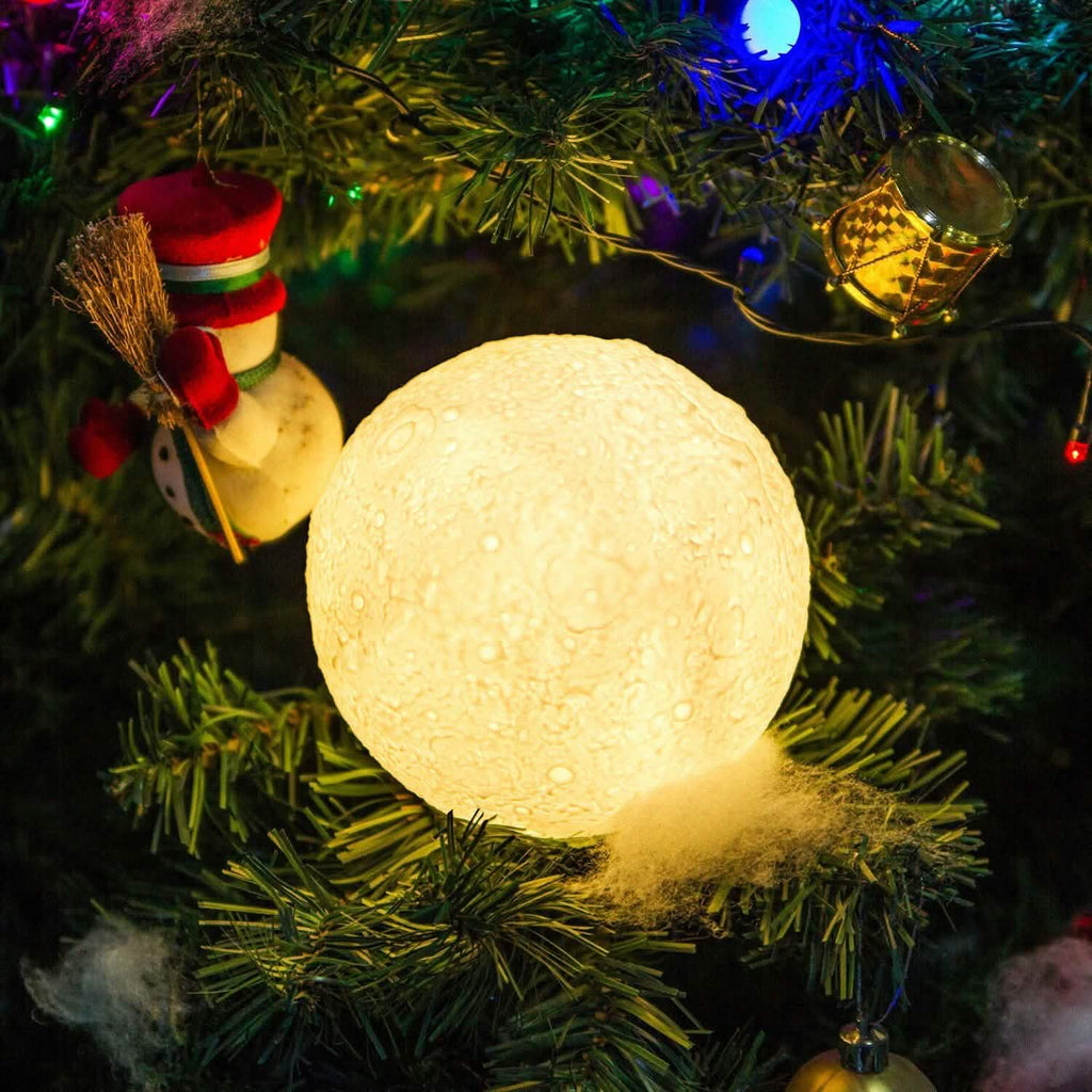Rechargeable Moon Lamp Night Light Kids Dimmable LED Touch Changing Light