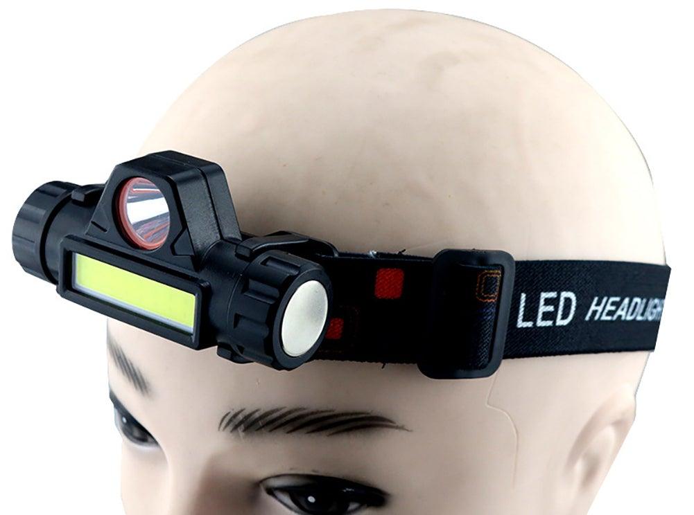 Rechargeable Waterproof Powerful LED Headlamp Portable Mini Built-in 18650 Battery Flashlight For  Portable Head Lamp Flashlight, Outdoor Lightweight Durable Headlight For Outdoor Running Camping Reading Fishing  Walking Jogging Headlight
