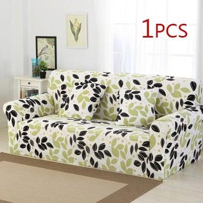 Refreshing Style Slipcover Sofa Cover Sectional Elastic Couch Case For Different Sofa All-Inclusive Slip-Resistant Living Room Stretch Loveseat Slipcover Washable Furniture Protector