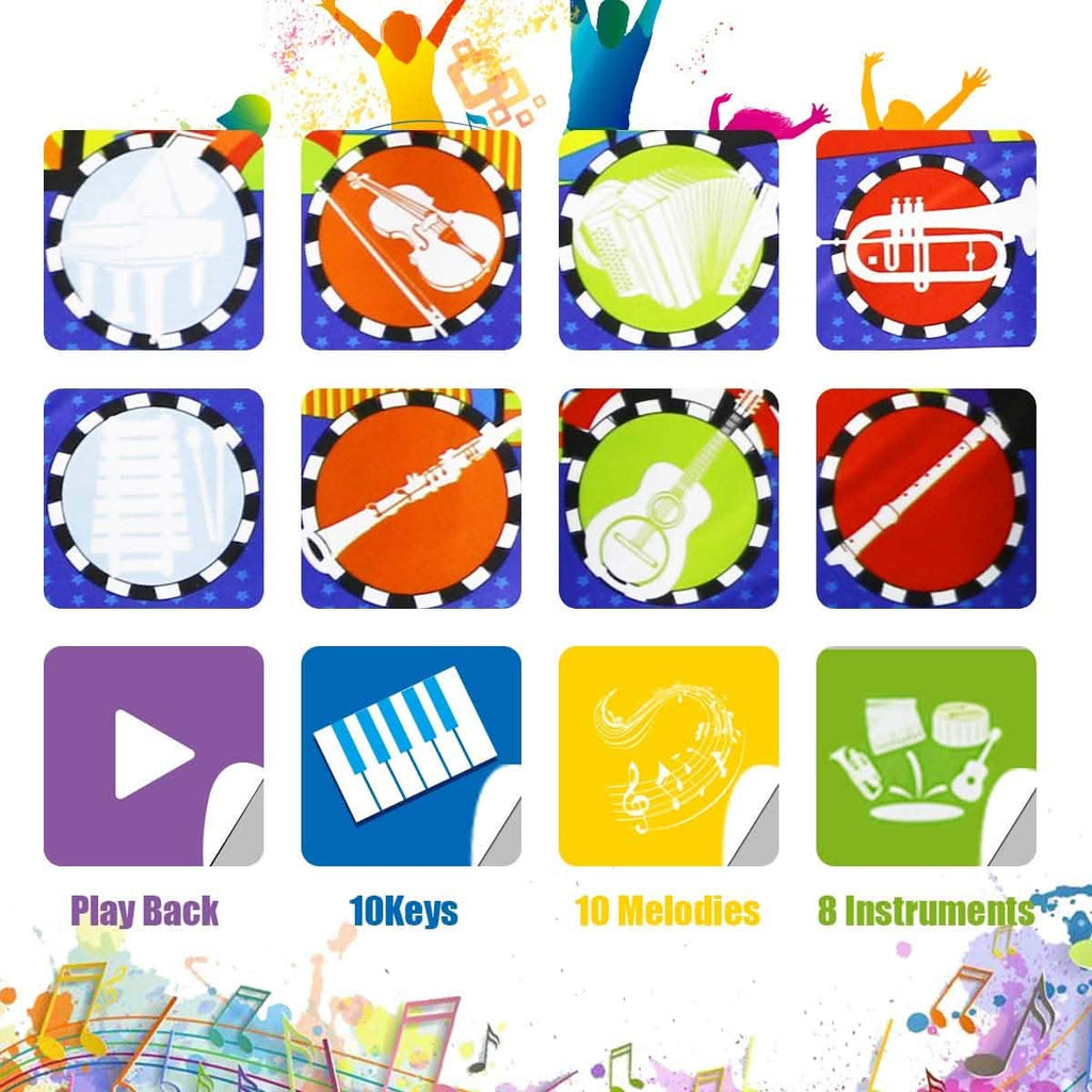 RenFox Kids Musical Mats Early Education Toys