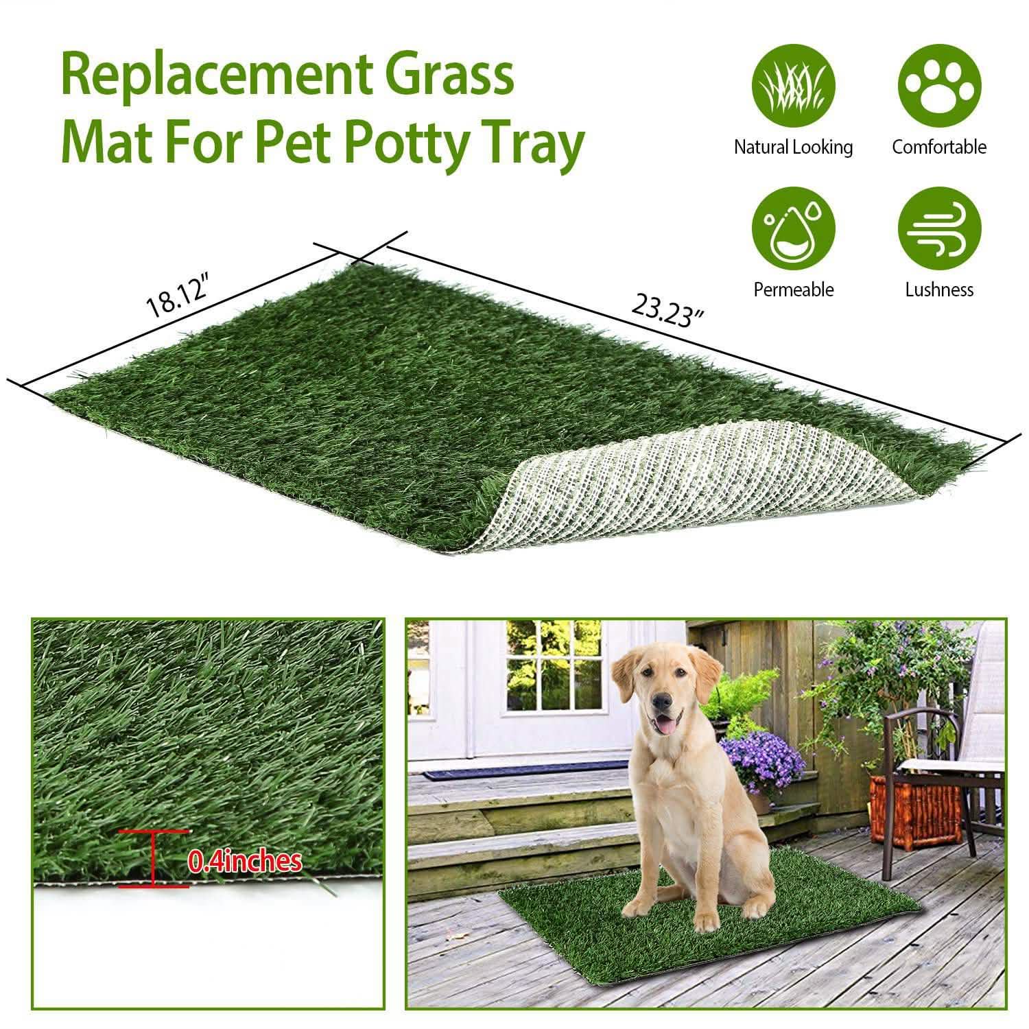 Replacement Grass Mat for Pet Potty Tray