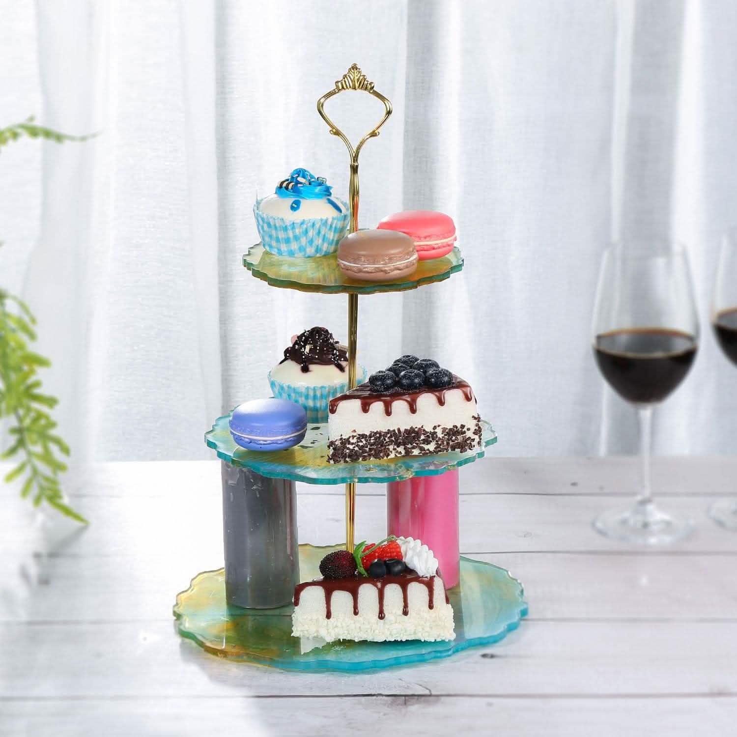 Resin Casting 3-Tier Cake Stand