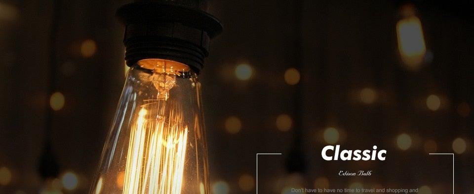 Retro Edison Light Bulb Vintage Edison Lamp Vintage Incandescent  Edison Light Bulbs Edison Filament Light Bulb Dimmable Warm White Different Shape Light