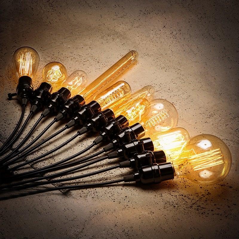 Retro Edison Light Bulb Vintage Edison Lamp Vintage Incandescent  Edison Light Bulbs Edison Filament Light Bulb Dimmable Warm White Different Shape Light