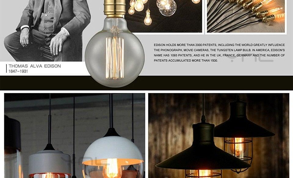 Retro Edison Light Bulb Vintage Edison Lamp Vintage Incandescent  Edison Light Bulbs Edison Filament Light Bulb Dimmable Warm White Different Shape Light
