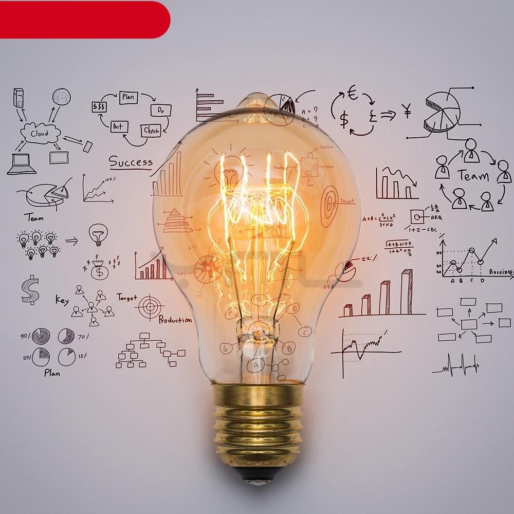 Retro Edison Light Bulb Vintage Edison Lamp Vintage Incandescent  Edison Light Bulbs Edison Filament Light Bulb Dimmable Warm White Different Shape Light