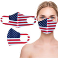 Reusable Non-Medical USA Flag Mask