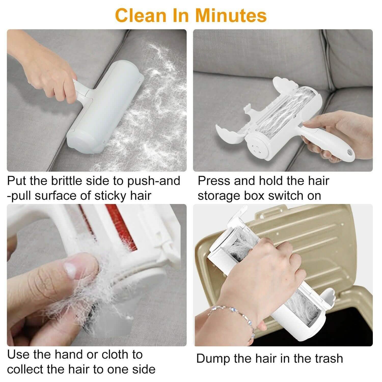 Reusable Pet Hair Remover Roller