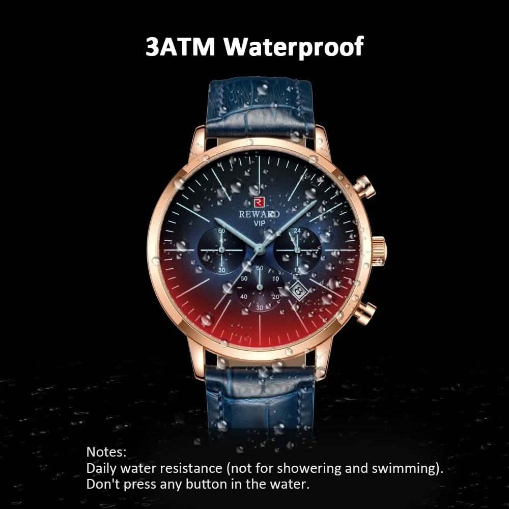 REWARD Men Sport Watches Waterproof Outdoor Wristwatch