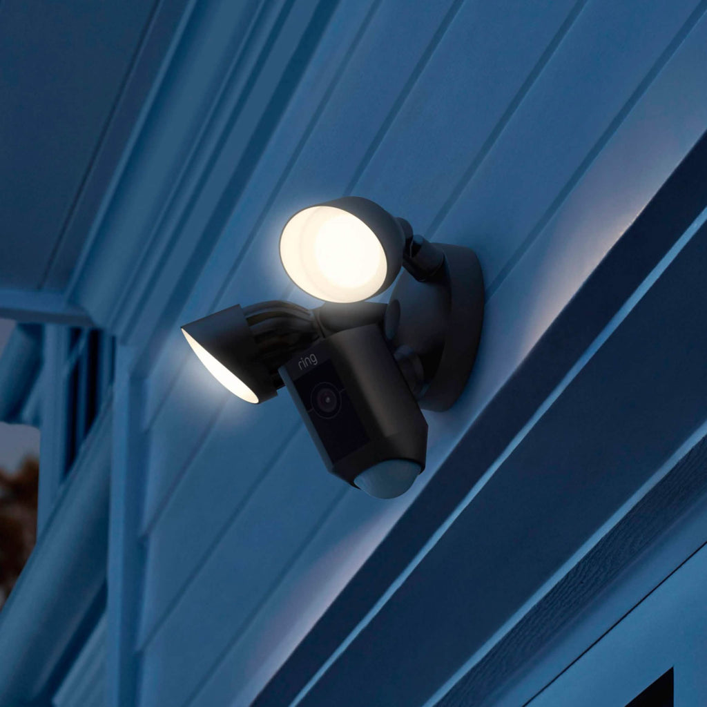 Ring - Floodlight Cam Plus Outdoor Wired 1080p Surveillance Camera
