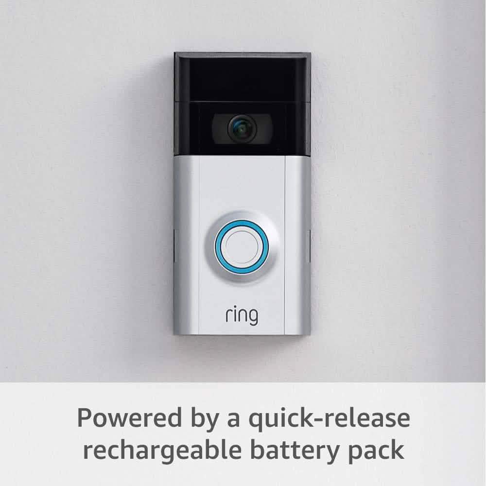 Ring Video Doorbell 2 with HD Video and Motion Activated Alerts (Refurbished)